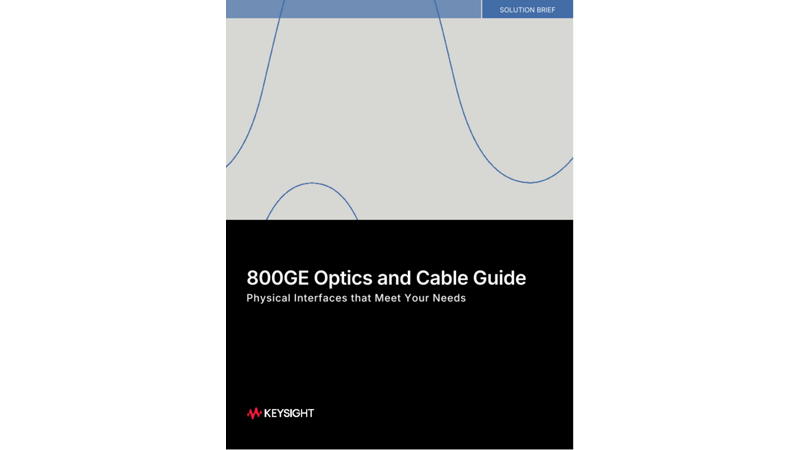 800GE Optics and Cable Guide